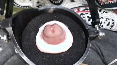Machine for a huge portion of sperm! Super orgasm! Huge cumshot!