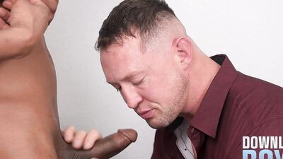 DownlowBoys - Employee Brings Documents AND HIS COCK To His Boss