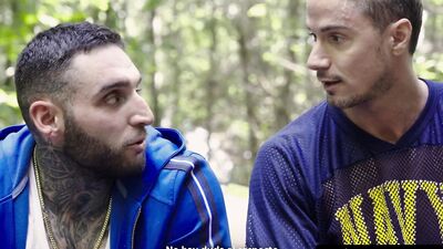 HETEROFLEXIBLE - Curious Str8 Hunks Skyy Knox & Tony D'Angelo Fuck In The Woods - SPANISH SUBTITLES