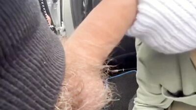 The hole is smoking from fucking a lot of hot cum from young guys in public