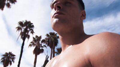 MEN - Ginger Hottie Jesse Stone Gets His Mouth Fucked Hard By Malik Delgaty At The Pool