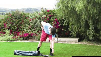 HETEROFLEXIBLE - Horny Femboy Ander Wolfson Teases Hot Golfer Drake Von's Big Dick