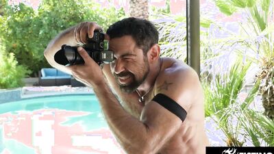 Hairy Stud Photographer Drills Masked Subs - Jim Fit, Roman Mercury, Jax Thirio - FistingInferno