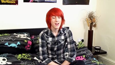 Alexander Daniels Flaunting And Stroking His Uncut Cock