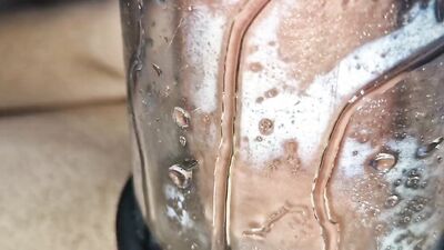 Milky Sissy Femboy eats cum with her narrow smooth ass from daddy!