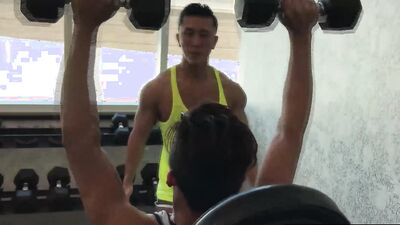 PETERFEVER Gym Buddies Shen Powers And Levy Foxx Raw Fuck