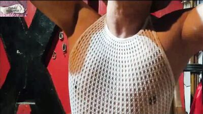 JOSE CASTELL PRETO CARESS HER AXILS 3