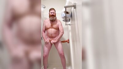 Anal fuck with dildo a golden shower ending
