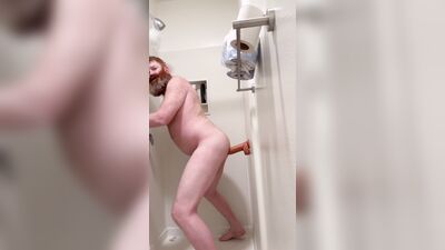 Anal fuck with dildo a golden shower ending