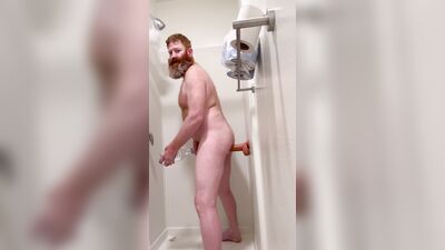 Anal fuck with dildo a golden shower ending