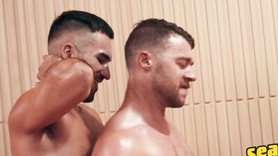 SEAN CODY - Abs Workout Turns Into A Sweaty Threesome Featuring Justin, Evan And Drew Ryan