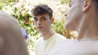 NAKEDSWORD Damon Heart Gets Double Penetrated By Stud Friends