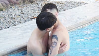Big Cock Boys Leave The Pool To Fuck Some Cum Out!