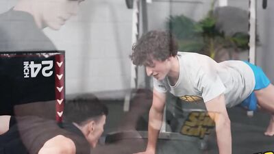 SEAN CODY - Athletic Clark Reid, Danny Fantasy & Daniel Turn Their Workout Into A Wild Threesome