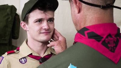 ScoutBoys Sexy twink Grant Ducati is barebacked by hung Scoutmaster