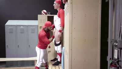 GAYWIRE - Baseball Star Tristan Hunter Gets Confronted Then Fucked By His Coach In The Locker Room
