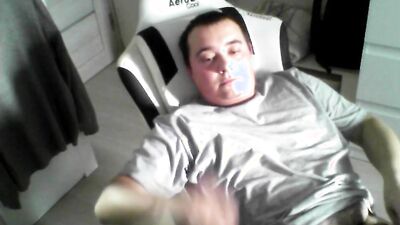 for a small fee, my subscribers persuaded me to masturbate on a webcam
