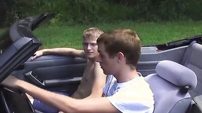 Horny Alex Dade Invites Teen Brock West For A Cock Ride
