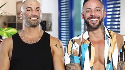 NAKEDSWORD Lynx Rivera And Jona Ortiz Kitchen Bareback Sex