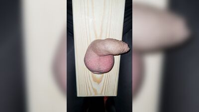 Nailing ball sack to wood