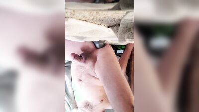 Hot ass fucked with big toy