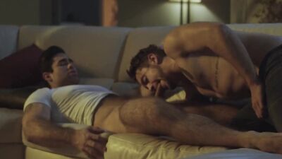 ICON MALE - Lucas Leon & Dante Colle Enjoy Each Other's Embrace & Start Fucking On The Couch