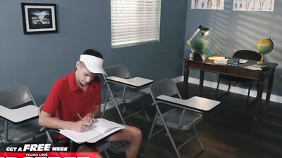 Cocky Jock Rails Tennis Rival Twink - NextDoorTwink