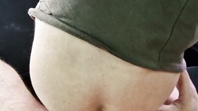 Fucked a tight tiny ass in a taxi with a hard stone cock! Lots of cum! A hot exclusive!