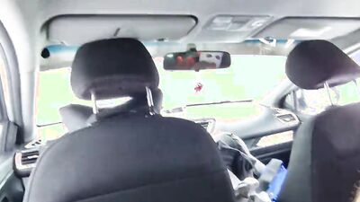 Fucked a tight tiny ass in a taxi with a hard stone cock! Lots of cum! A hot exclusive!