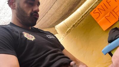 NASTY AS FUCK SPANISH COP BAREBACKS MY HOLE