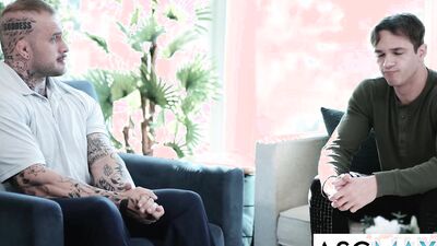 Power Crazy Parole Officer Fucks Tatted Muscle Ex-Con - Jayden Marcos, Davin Strong