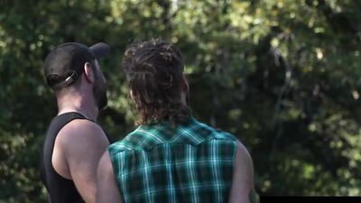 Muscle Hunk Hitchhiker Facefucked By Hairy Daddy - Roman Mercury, Jayson Parker - RagingStallion
