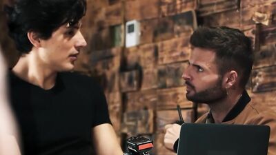MEN - Dann Grey Watches Papi Kocic Posing For A Photoshoot And Wonders What His Cock Would Feel Like