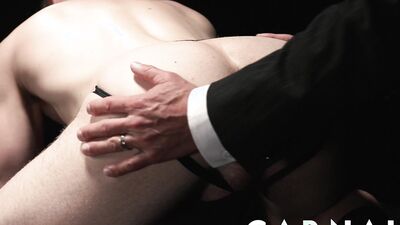 BoyForSale Young sub Dylan Tides submits to DILF dominant Ace Banner