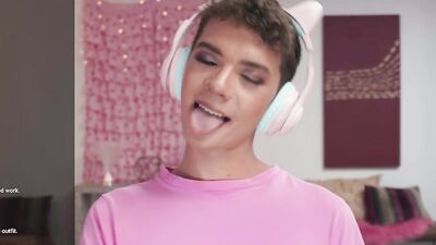 MEN - Femboy Sam Ledger Gets His Tight Hole Fucked By His Handsome Stepbro Drake Von