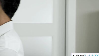 Arrogant Hunk ADAM RAMZI Can Only Cum Fucking In Front of Mirror