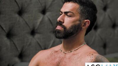 Arrogant Hunk ADAM RAMZI Can Only Cum Fucking In Front of Mirror