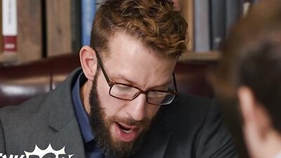 TWINKPOP - Dean Morgxn Thicke Cums To The Sight Of Joey Luke Connors Getting A Blowjob By Joey Mills