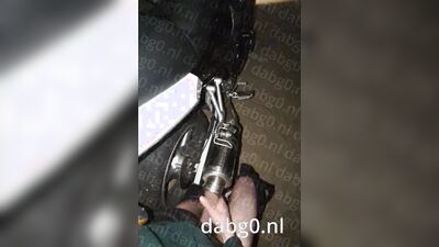 dabg0 fucks a Suzuki Bandit 650 S motorcycle exhaust