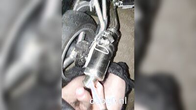 dabg0 fucks a Suzuki Bandit 650 S motorcycle exhaust
