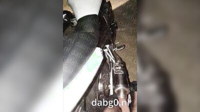 dabg0 fucks a Suzuki Bandit 650 S motorcycle exhaust