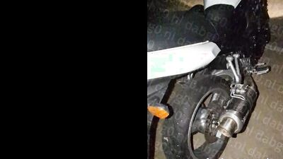 dabg0 fucks a Suzuki Bandit 650 S motorcycle exhaust