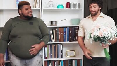 MEN - Submissive Santana XXL Spreads His Ass Wide Open And Is Eager To Feel Michael Jackman's Cock Inside