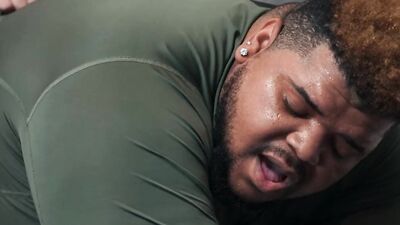 MEN - Submissive Santana XXL Spreads His Ass Wide Open And Is Eager To Feel Michael Jackman's Cock Inside