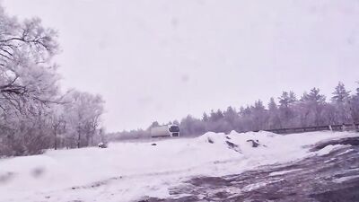 Fucked out of town on a bareback highway!