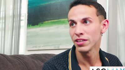 Bratty Twink Roommie Apologizes To B-DAY Hunk wt His Cock