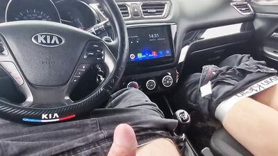 Fucked a young taxi driver for bad driving, hot exclusive!