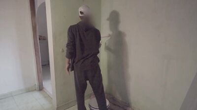 Honey guy shows off his dick to young worker