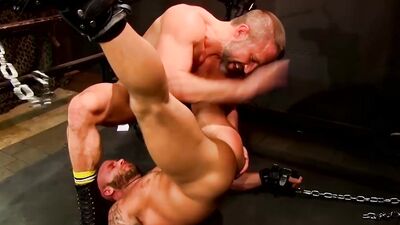 DaddysBondageBoys: Hunk Dom Daddy gets his Ass Fucked Hard by his Muscled Sub