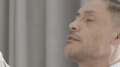 Staghomme - Bastian Karim sits on John Rodriguez thick DILF cock raw